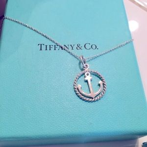 Beautiful Tiffany & Co Anchor Necklace